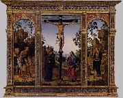 PERUGINO, Pietro The Galitzin Triptych af Spain oil painting artist